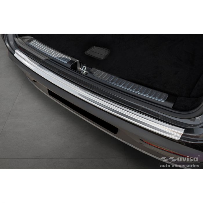 Edelstahl Heckstoßstangenschutz passend für Mercedes EQC (N293