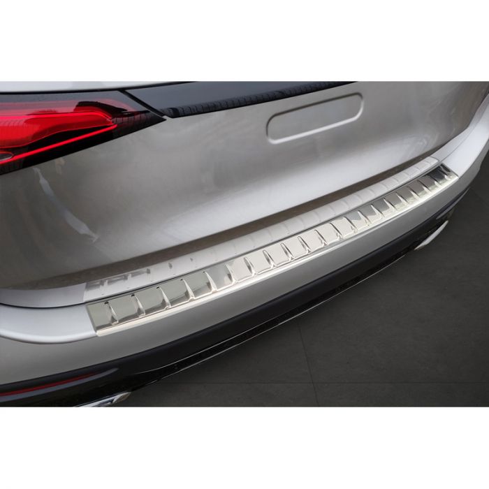 Edelstahl Heckstoßstangenschutz passend für Mercedes GLC II (X254) 2022-  'Ribs' AutoStyle - #1 in auto-accessoires