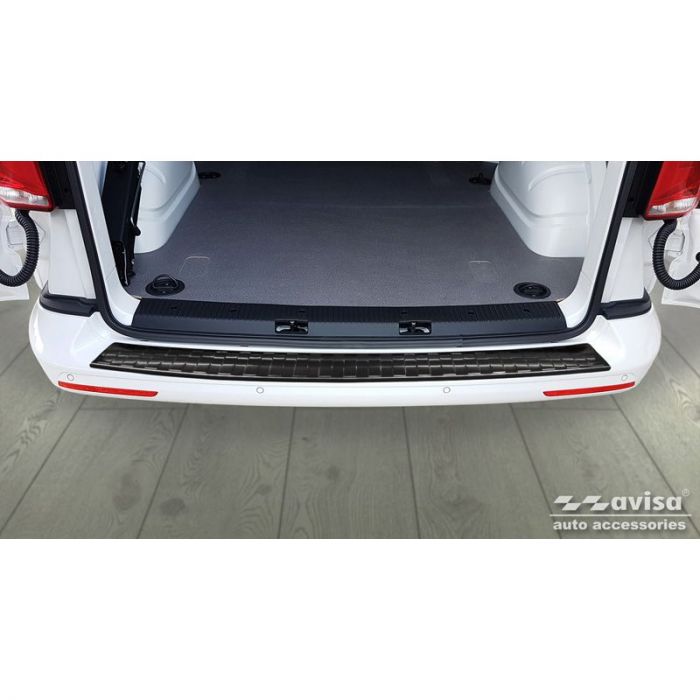 Protection de pare-chocs arrière pour VW T5, T6 et T6.1 avec portes arrière
