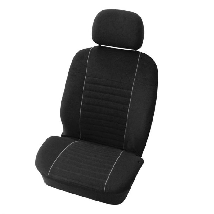 Carpoint Sitzbezüge-Set Universal Front Suede 4-teilig - Schwarz AutoStyle  - #1 in auto-accessoires
