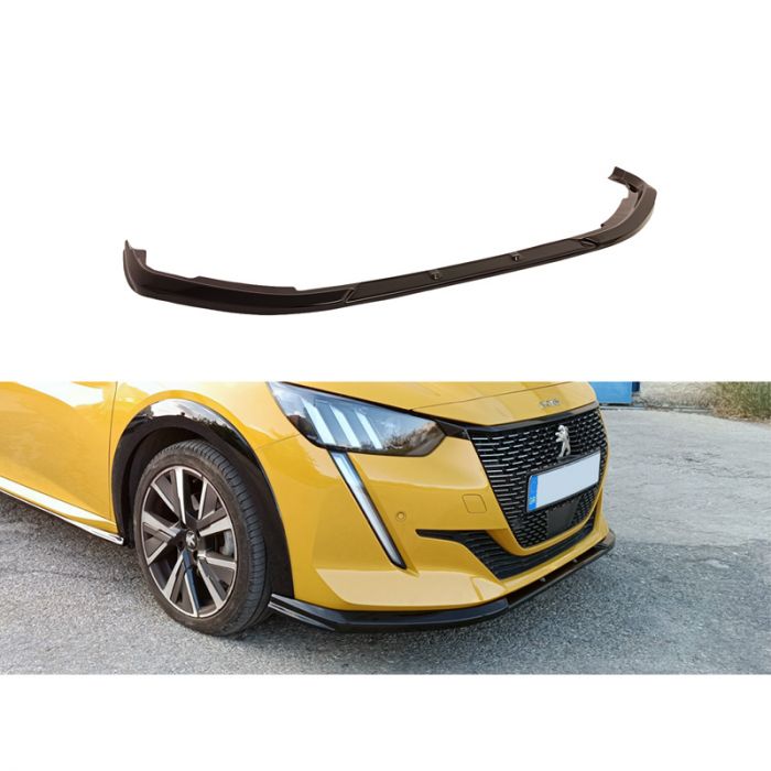 Front spoiler V.2 suitable for Peugeot 208 II 2019- (ABS
