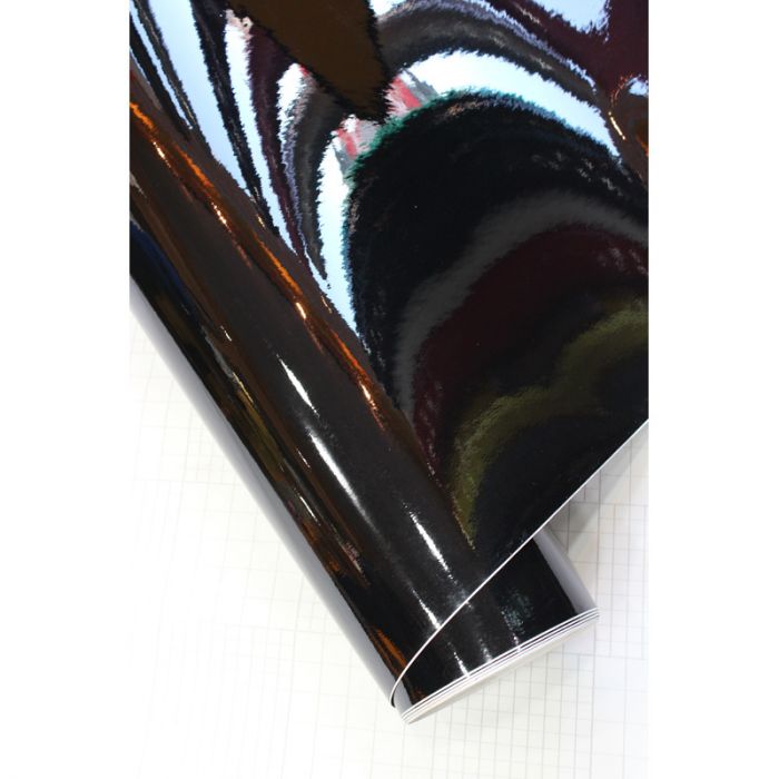 SA ROCA® 41,97€/m² Auto-Folie schwarz glänzend I Folie Auto außen &  Innenraum I Car-Wrapping-Folie - Selbstklebend mit Lufkanälen für  blasenfreie Detail- & Vollfolierung I Schutzfolie (25 x 152cm) : :  Auto 