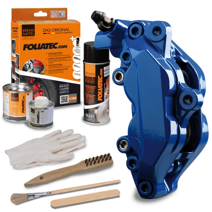 Foliatec RS Blue 2162 Car Brake Caliper High Temp Paint Lacquer Kit