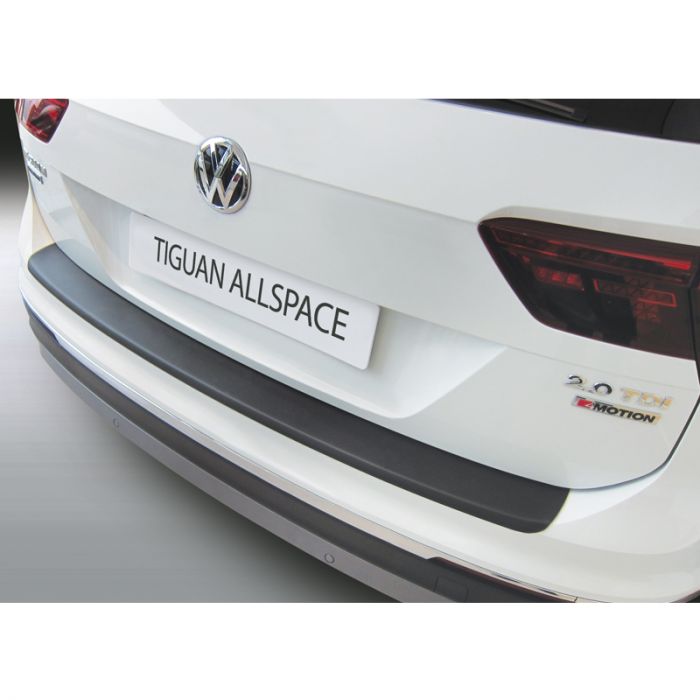 ABS Rear bumper protector suitable for Volkswagen Tiguan II Allspace 4x4  2018- Black AutoStyle - #1 in auto-accessoires
