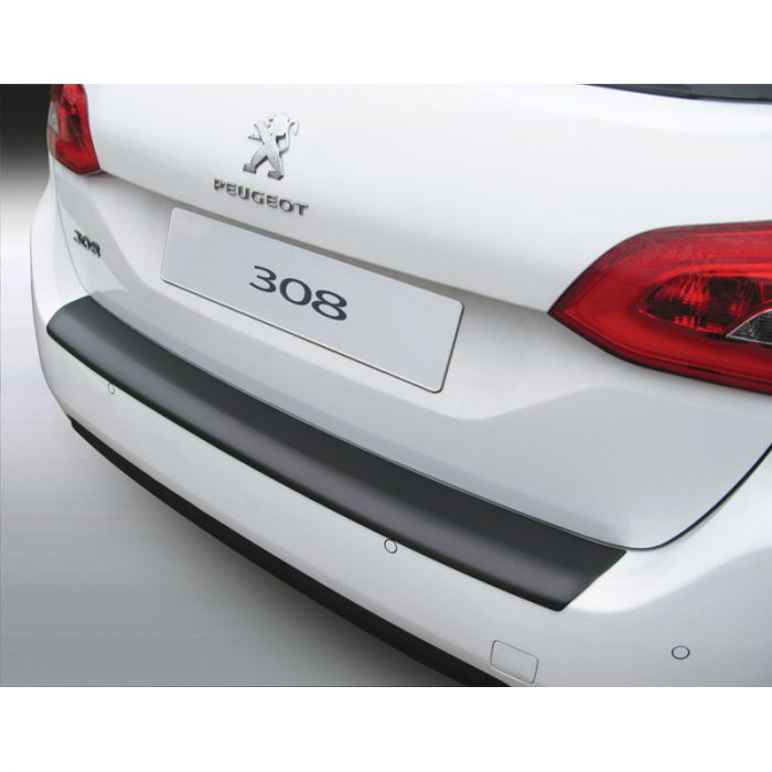 Protection de seuil arrière (ABS) sur mesure pour Peugeot 308 SW 5/2014-  Noir AutoStyle - #1 in auto-accessoires