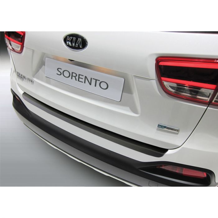 Protection de seuil arrière (ABS) sur mesure pour Kia Sorento III (UM)  1/2015-9/2017 Noir AutoStyle - #1 in auto-accessoires