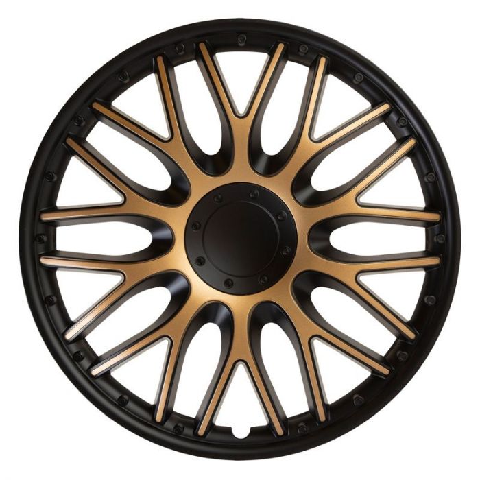 Set J-Tec wheel covers Orden 14-inch black/gold AutoStyle #1 in auto -accessoires