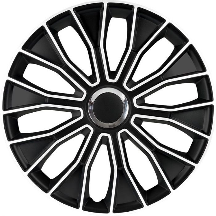 Autostyle Set Wheel Covers Voltec Pro 16-inch Black/White