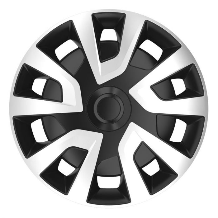  AUTO-STYLE Jeu d'enjoliveurs Revo-VAN 15-inch noir (sphère)