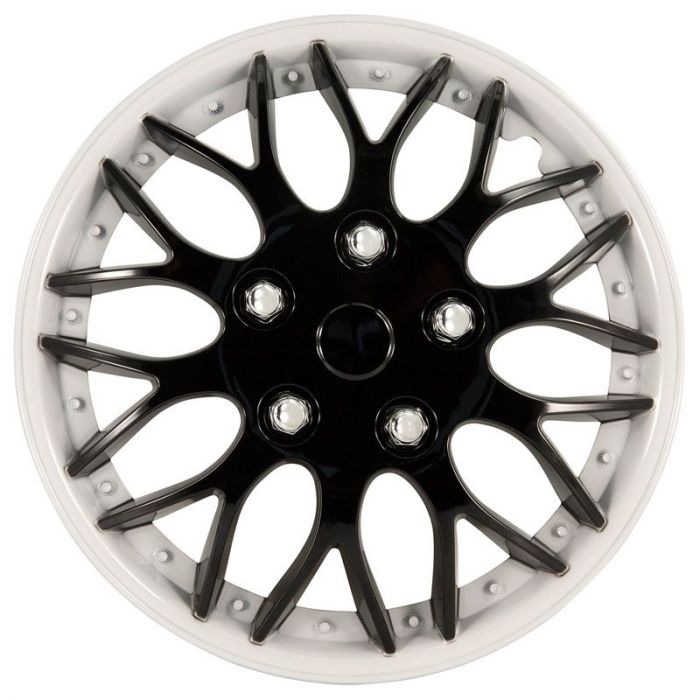Set wheel covers Missouri 14-inch black/white rim AutoStyle - #1
