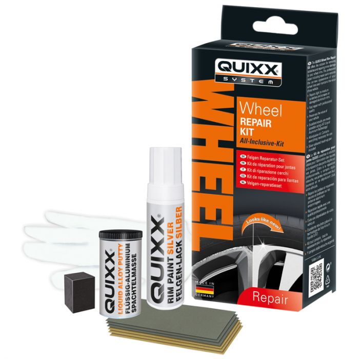 Quixx Wheel Repair Kit / Felgen Reparatur-Set - für silberen Felgen  AutoStyle - #1 in auto-accessoires