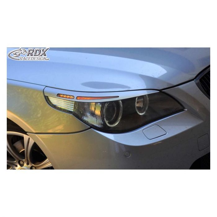 Spoilers de phares sur mesure pour BMW Série 5 E60/E61 Sedan/Touring  2003-2010 (ABS) AutoStyle - #1 in auto-accessoires