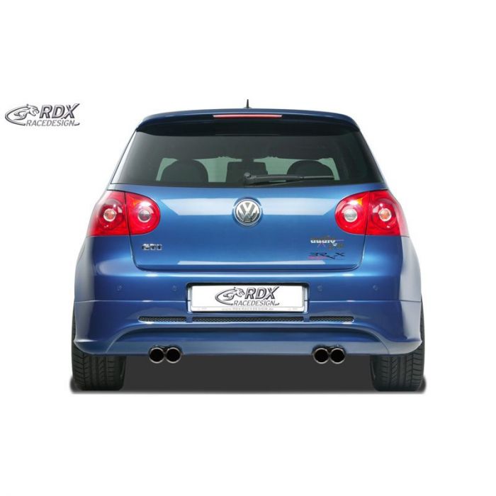 Rear bumper skirt suitable for Volkswagen Golf V GTI/R Hatchback 3/5-doors  2003-2008 (exhaust left/right) excl. Variant/Plus (ABS) AutoStyle - #1 in  auto-accessoires