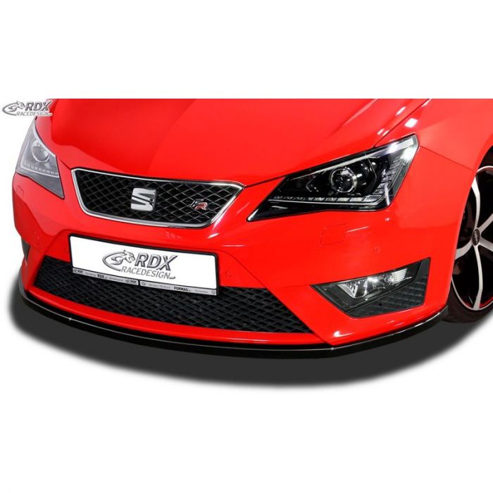 ABS glossy black Front spoiler Seat Ibiza 6J SC/HB/ST FR Facelift 2012-2017 