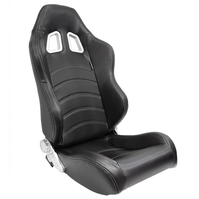 dual side Autostyle Sport Seat Type Z Black CarbonLook 