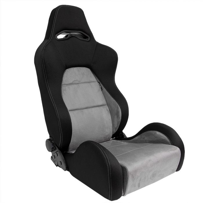 dual Autostyle Sport Seat Eco Soft Black/Grey Chamois 
