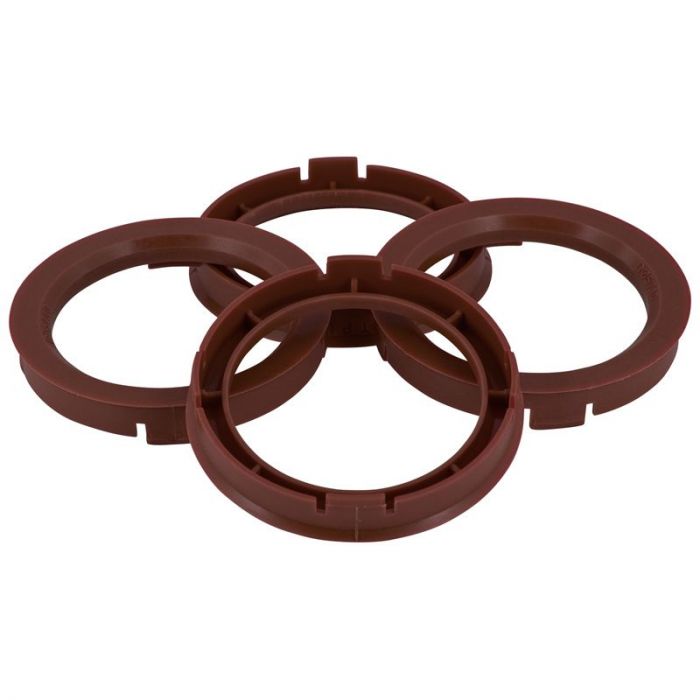 69.1-63.4mm Set TPI Wheel hub rings Brown 