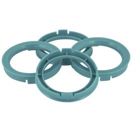 Set TPI Wheel hub rings 69.1-58.1mm Lemon Yellow 