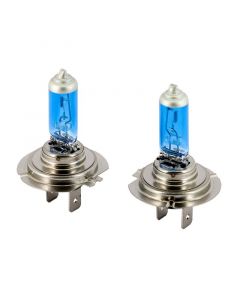 Ampoules Halogène SuperWhite Bleu H7 55W/12V/4200K, Set de 2 pièces (E13)
