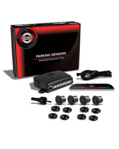 ParkSafe 'Multi-Angle' Parkeersensoren (voorzijde) incl. 4 Sensoren/LED Display (12/24V)